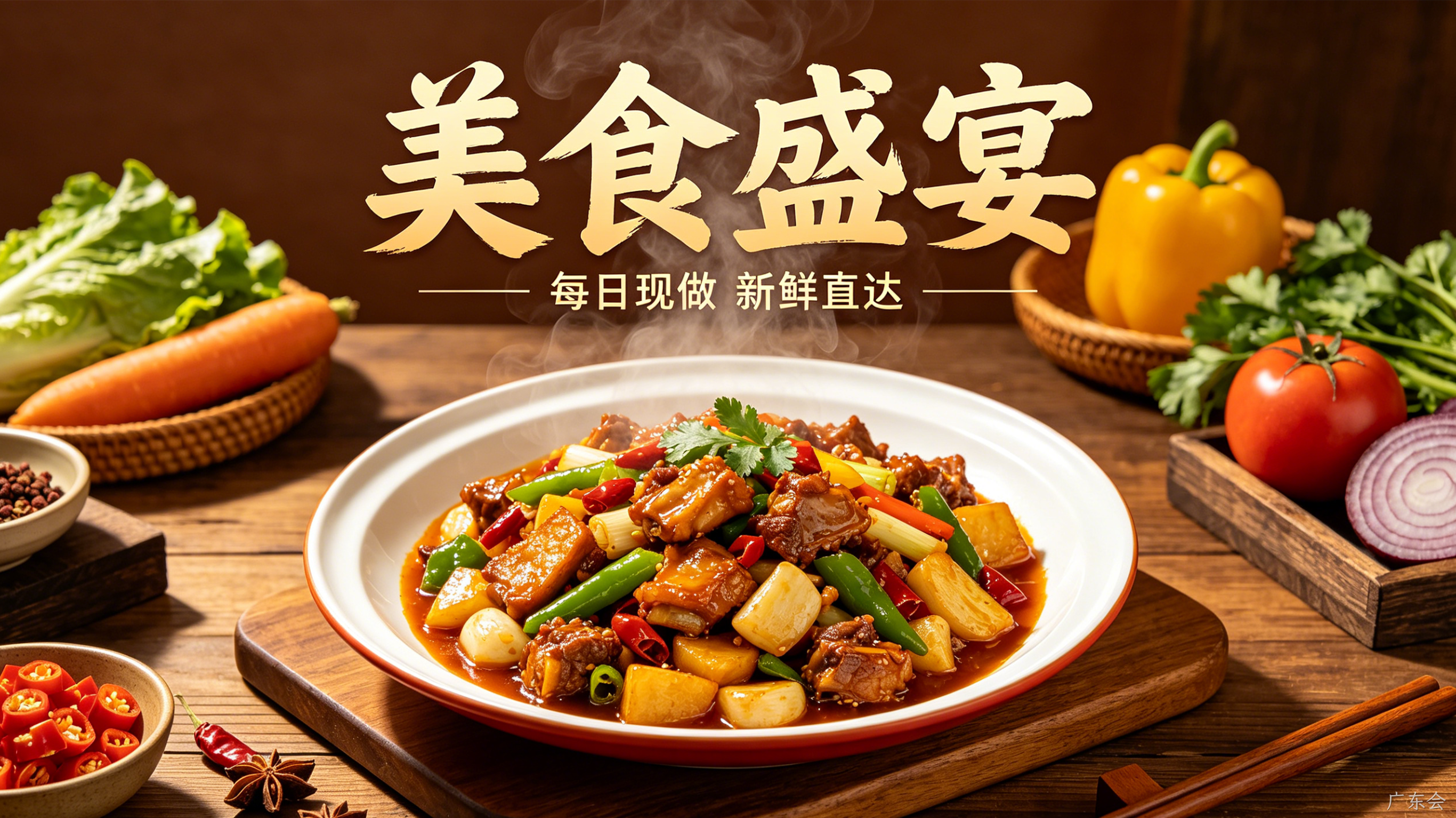 餐饮官网定制案例｜广东会打造品牌引流转化阵地