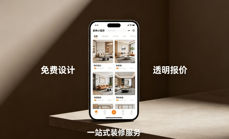 广东会装修服务平台小程序开发案例｜家装工装一站式平台定制落地详解