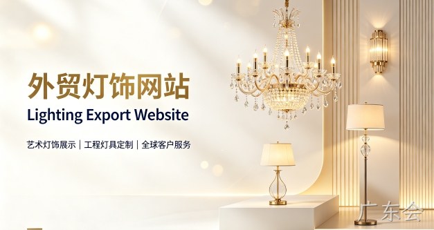 外贸灯饰独立站定制搭建实战案例｜广东会出口企业双语网站建设制作全流程解析